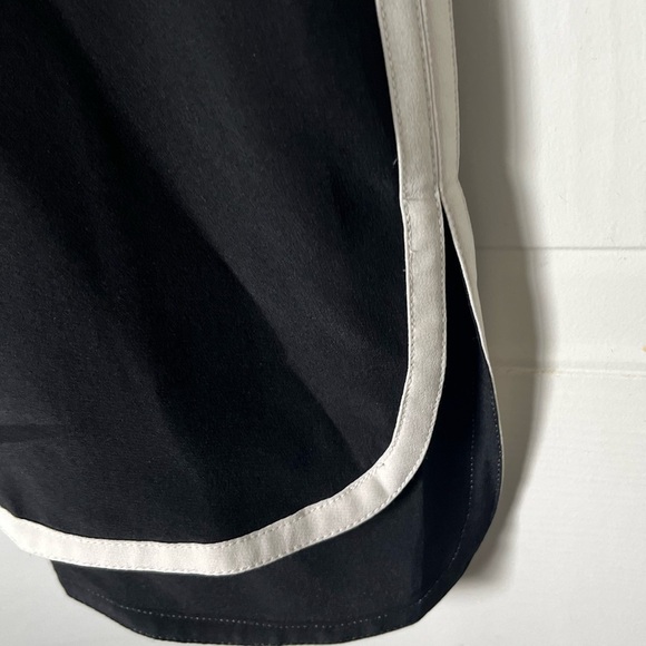 Alexander Wang 100 Percent Silk Black w/White trims Long sleeveless Top - Picture 8 of 13